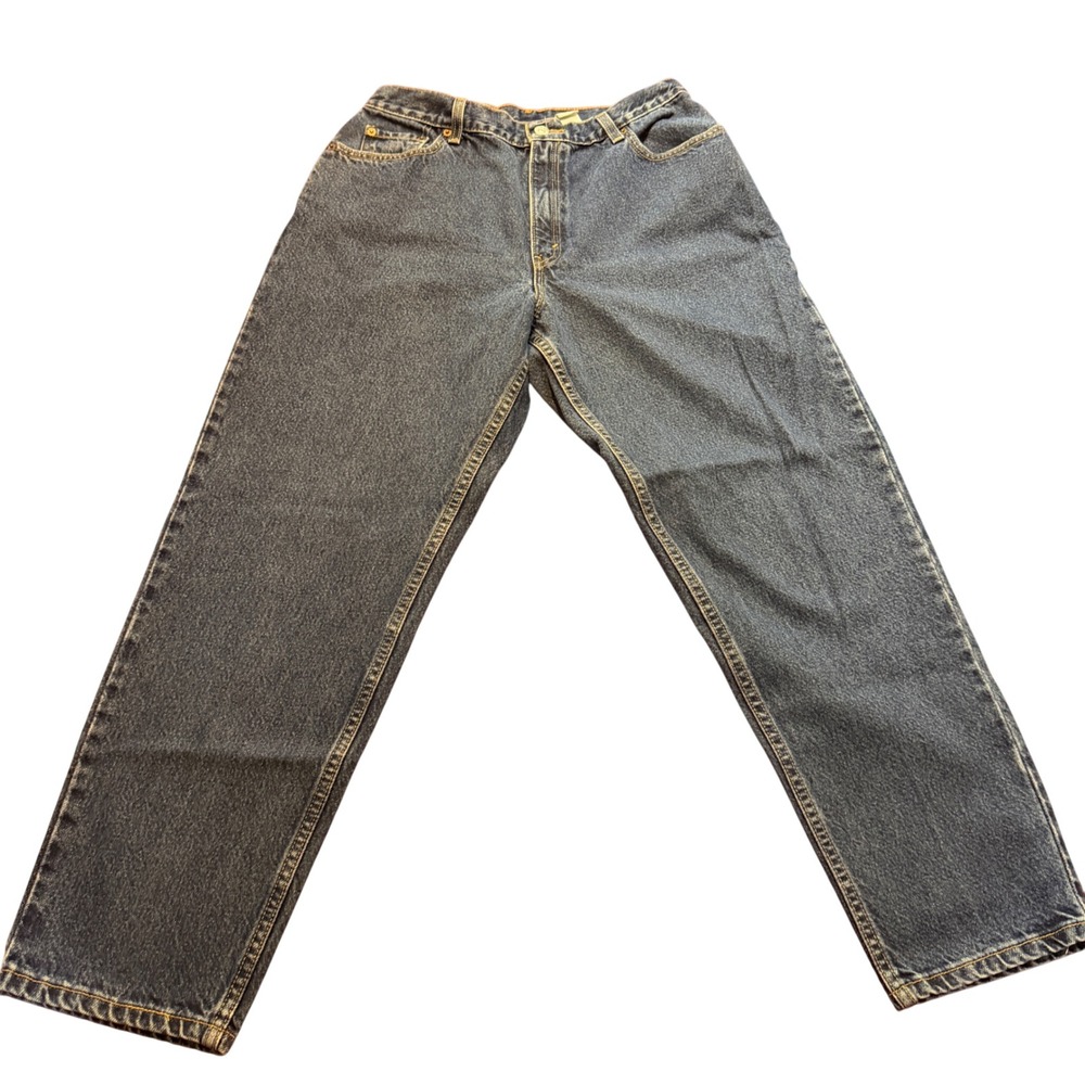 Levi's 550 Relaxed Tapered Leg Jeans‎ 14 Short Misses Vintage Blue Denim 30x27